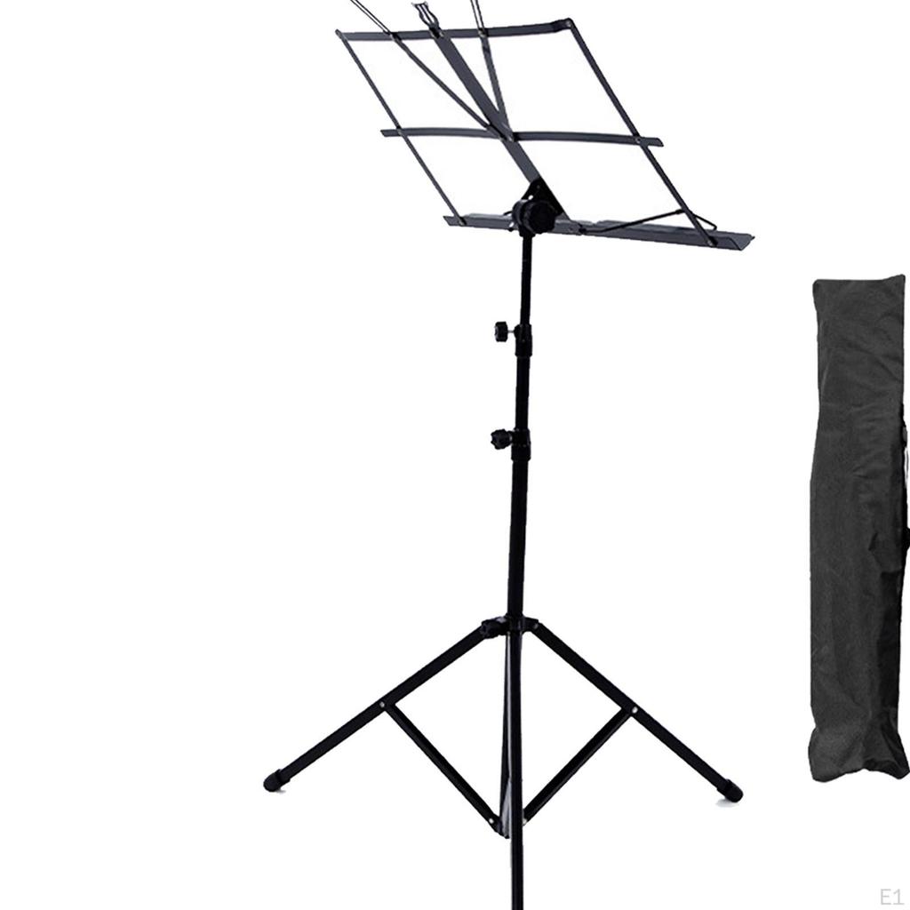 Держатель для нот, простой, портативный, регулируемая высота 65-135 см для гитары