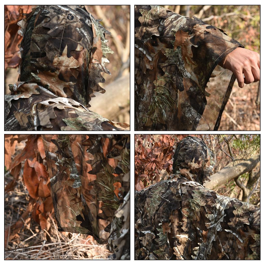 Охотничий камуфляж Big Tree 2.0 Bionic Camouflage Cloak Camouflage Outdoor Photography Birding CS Game Tactical Suit