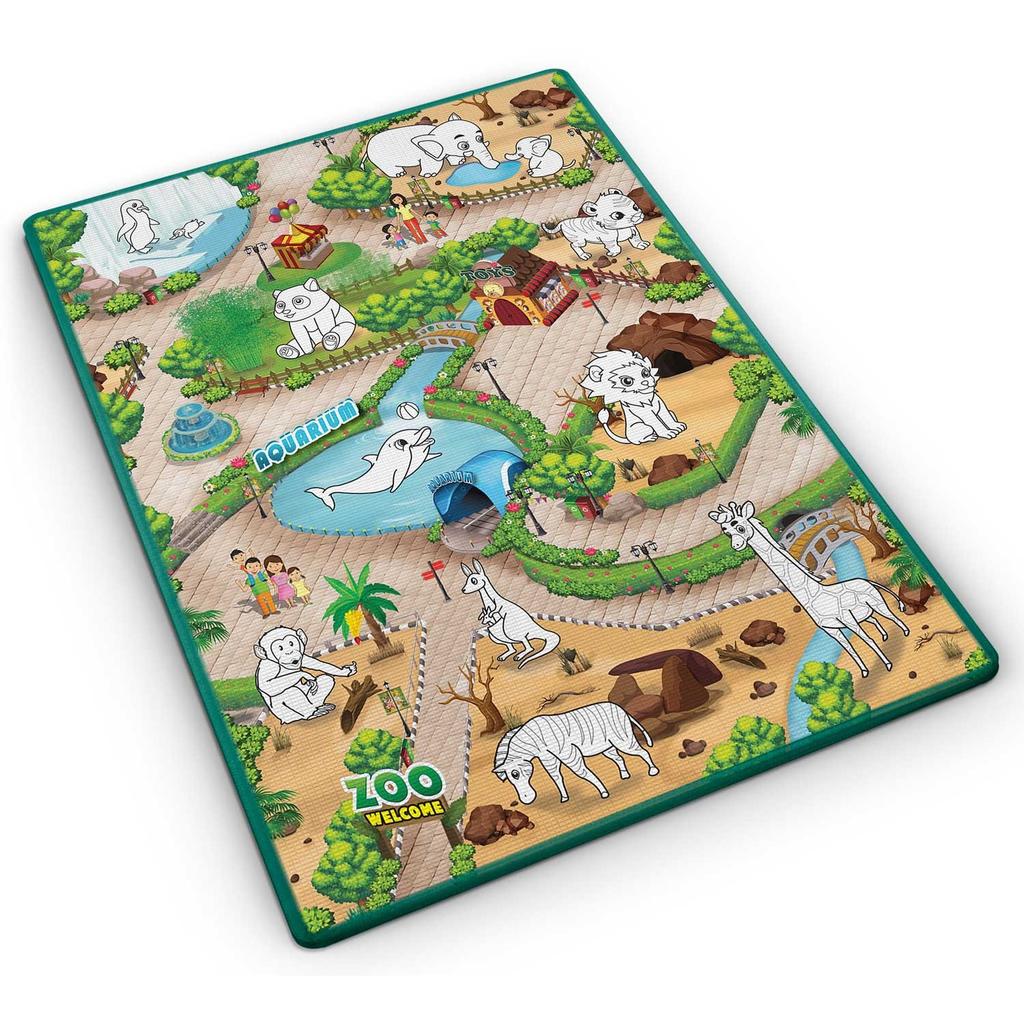 Ricokids Rk-344 Foam Mat For Coloring, Rolled, 120 X 90 X 0.3 Cm