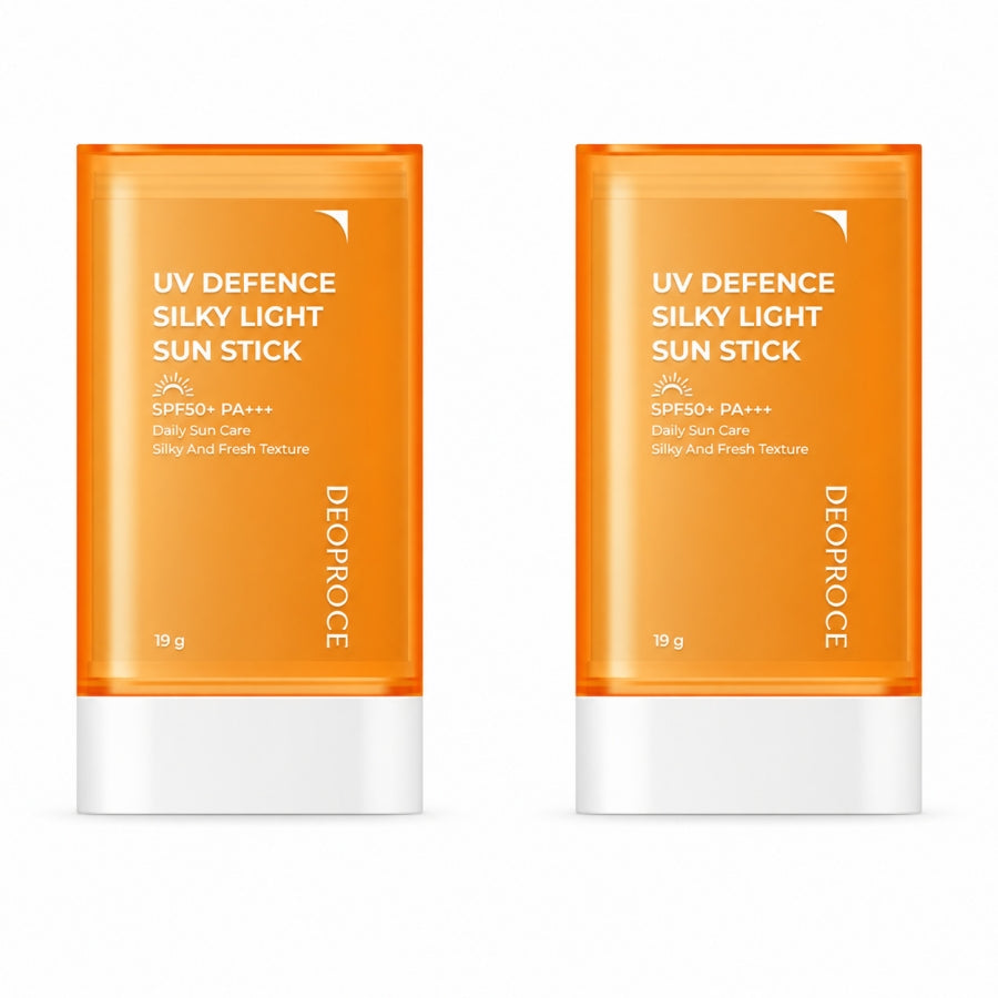 Deoproce Солнцезащитный стик с шелковистой защитой от ультрафиолета SPF50+ PA++++ 19 г*1 шт./2 шт./3 шт./4 шт.
