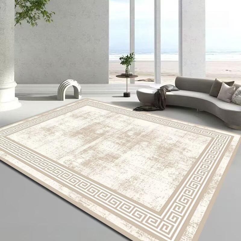 Роскошные ковры в европейском стиле для большой площади, с узором «домашняя рамка», ковры для гостиной, спальни, лаунжа, кофейных столиков, мягкий напольный коврик