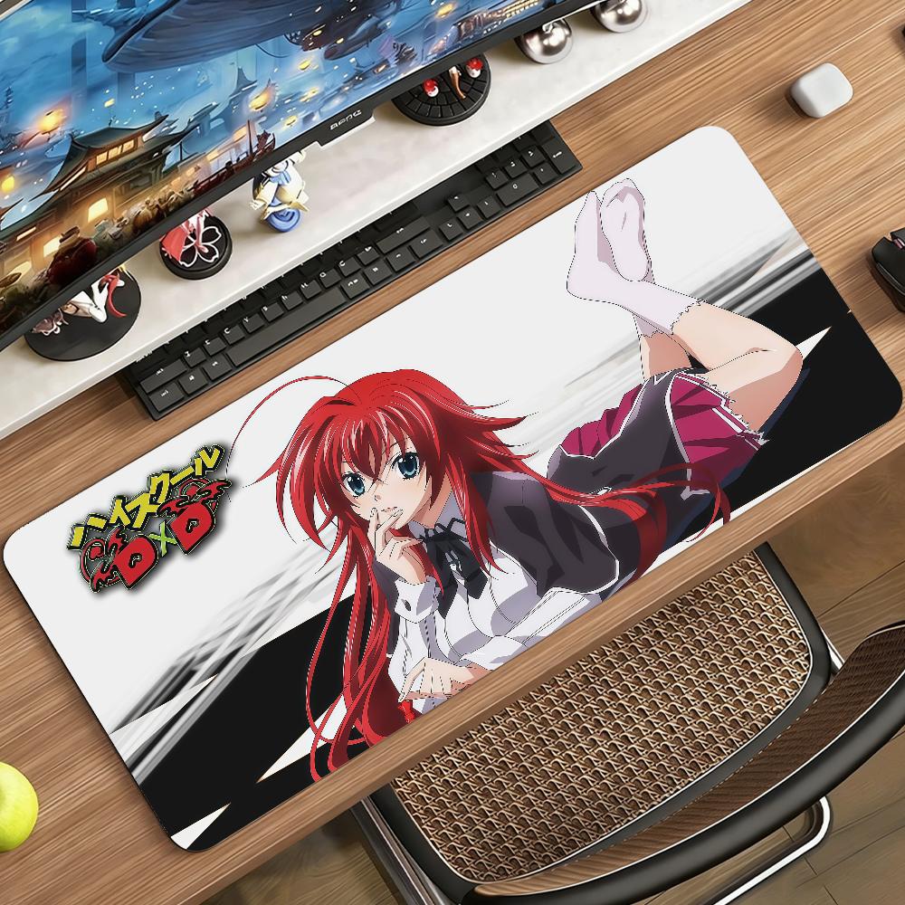 High School DxD Риас Гремори Коврик для мыши Компьютер Ноутбук Резиновый Нескользящий Коврик для мыши Коврик для мыши Игроки Декор Настольный коврик