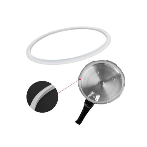 Сменное силиконовое уплотнительное кольцо для скороварок, заменяется каждые 18-24 месяца, подходит для алюминиевых скороварок, легко чистится (22см)