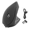 Vertical Mouse Wireless Ergonomic Comfortable Optical Tracking Technology Chargeable Black 6 Keys Computer Supplies