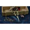 Gold-plated Embroidery Vintage Tailor Scissors Stainless Steel Mini Small Antique Pointed Mini Shears Clothing Cutting Tools