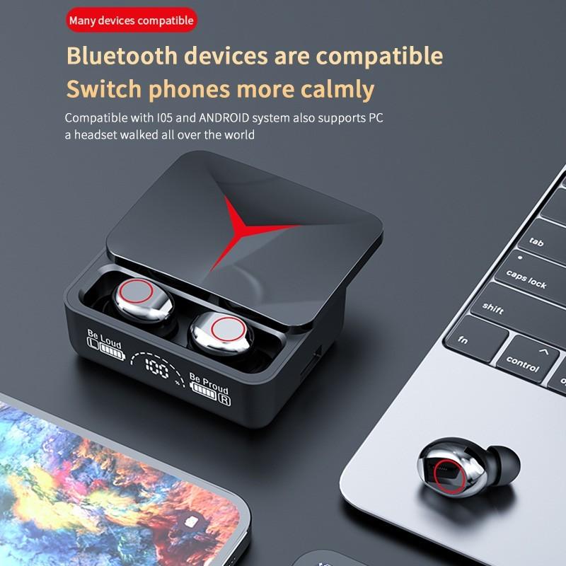 Tws M90Pro Беспроводная Bluetooth-гарнитура Стерео наушники с шумоподавлением Handfree Вождение Беспроводные наушники Зарядное устройство