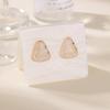 18K Gold‑Plated Stainless‑Steel Triangle Drop Women Earrings, Stylish Simple High‑Sense Versatile Ear Jewelry