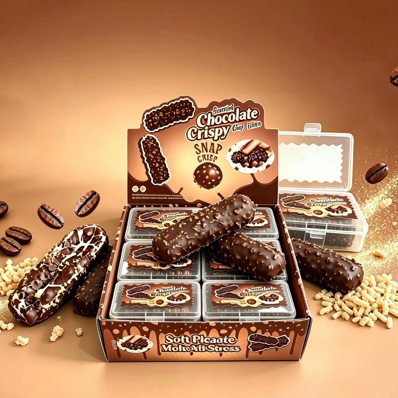 Chocolate Bar Cracking Squeeze Toy Crunchy Sound Sensory Toy for Kids Adults Party Favors Birthday Gifts