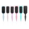 1pc Nylon Bristle Curl Defining Styling Brush for Dry Hair, Anti-frizz Detangling Hairbrush for Men and Women, Enhances Curl Definition and Separation