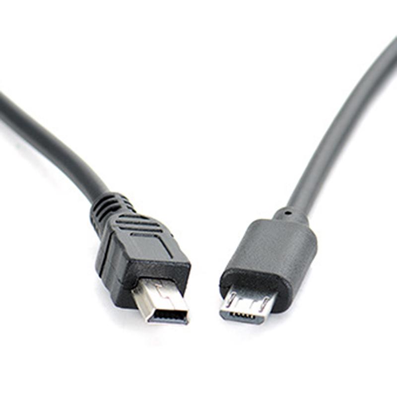 Кабель-переходник Micro USB папа на Mini USB папа для передачи данных