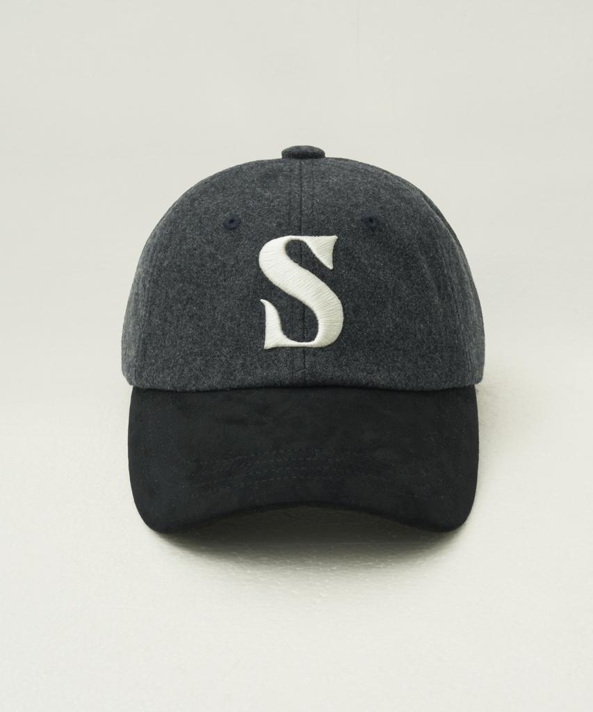Кепка-бейсболка Seteo Wool Fox Suede Повседневная Черная