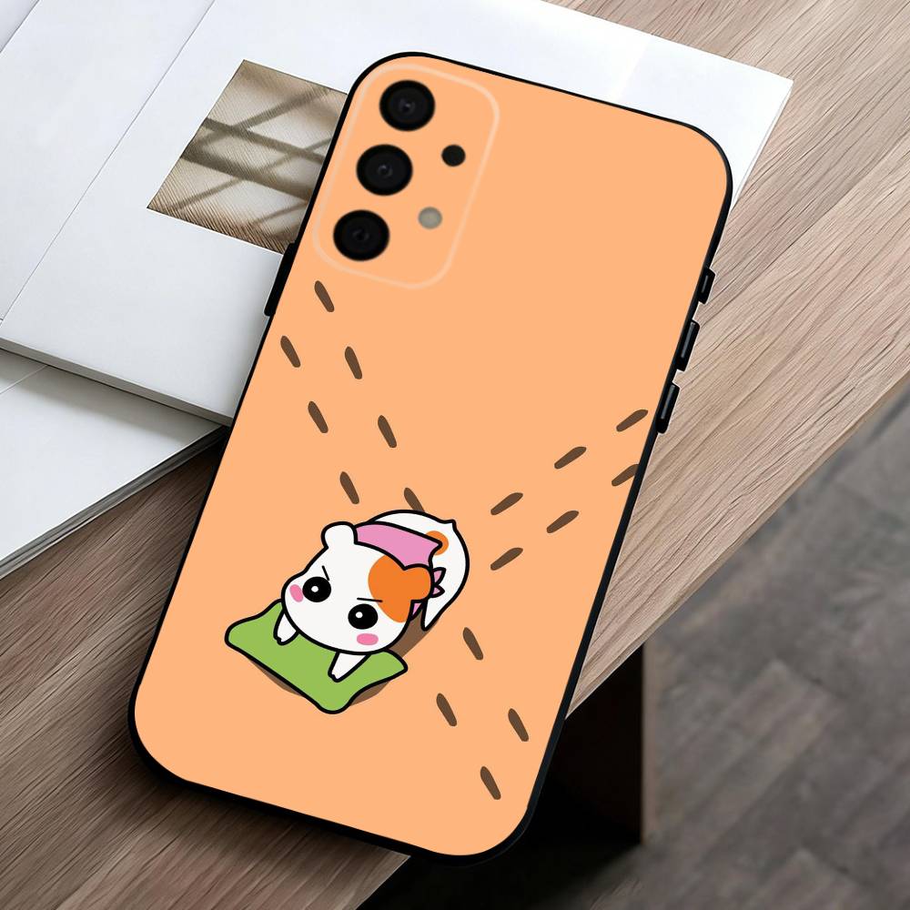 L-Lovely O-Oruchuban E-Ebichu Phone Case For Samsung Galaxy A73,A72,A71,A70,A53,A52,A51,Soft Silicone Black Cover