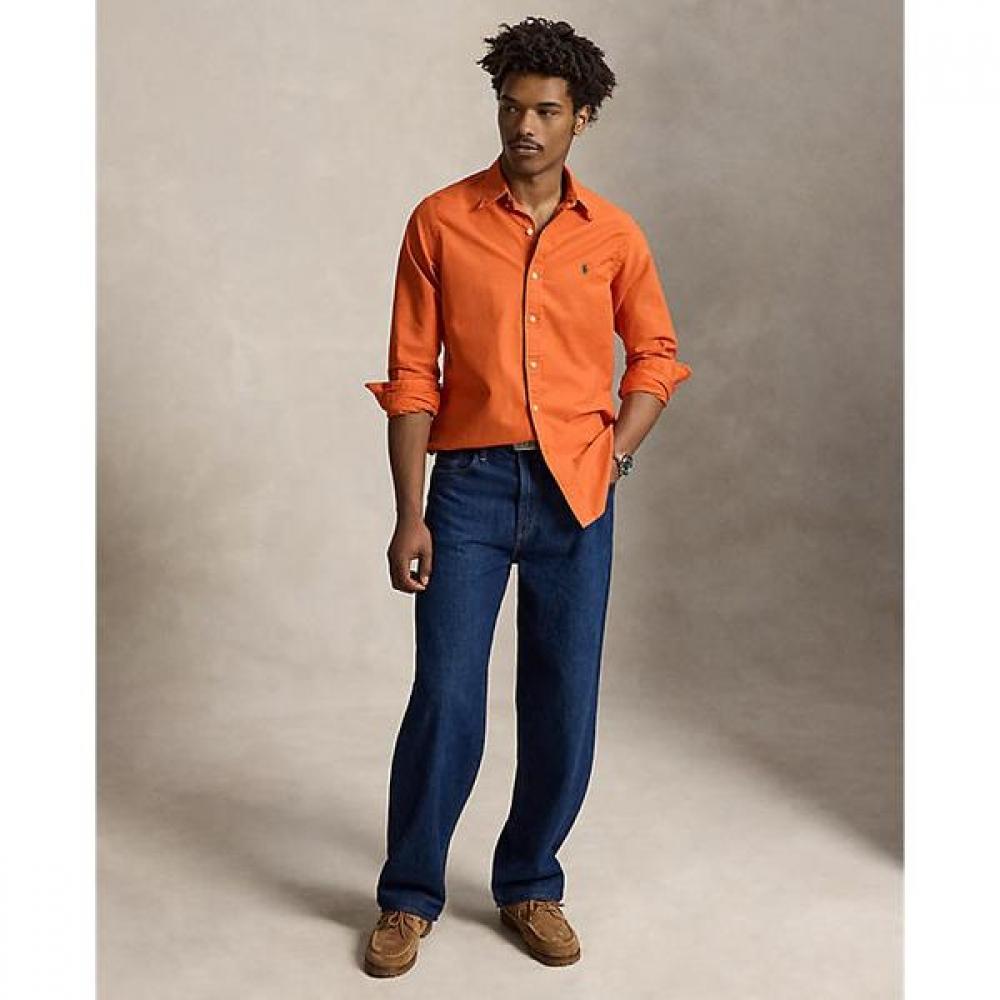 Polo Ralph Lauren Мужская классическая рубашка из окрашенного оксфорда Mnpowov16825399801