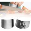 Stainless Steel Finger Guard Knife Cutting Protector, Premium Slicing Tool Finger Guard for Slicing, Dicing, Cutting Vegetables
