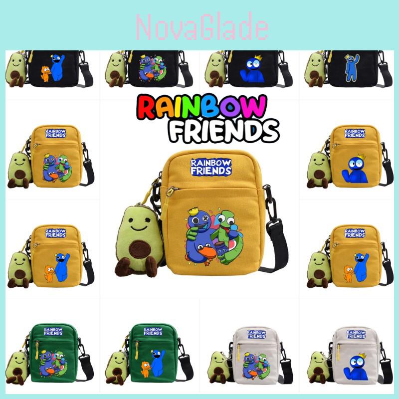 Стильная сумка через плечо для школы и путешествий с дизайном Rainbow Friends