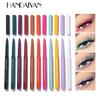 Вращающийся водостойкий и легкосохнущий карандаш для подводки глаз радужного цвета, 6 упаковок для выступлений на сцене