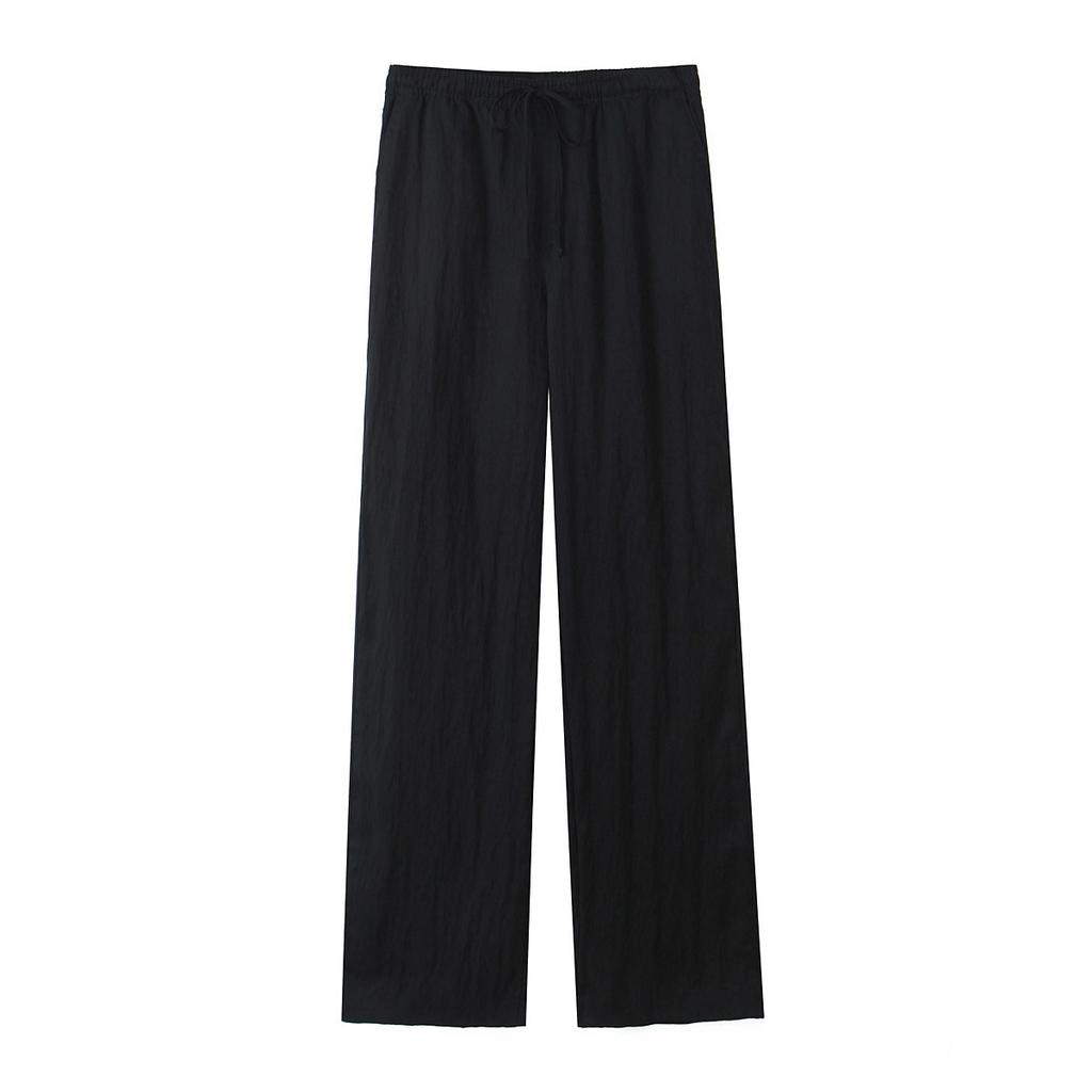 Women's Four-color Elegant High Waisted Casual Straight Leg Pants