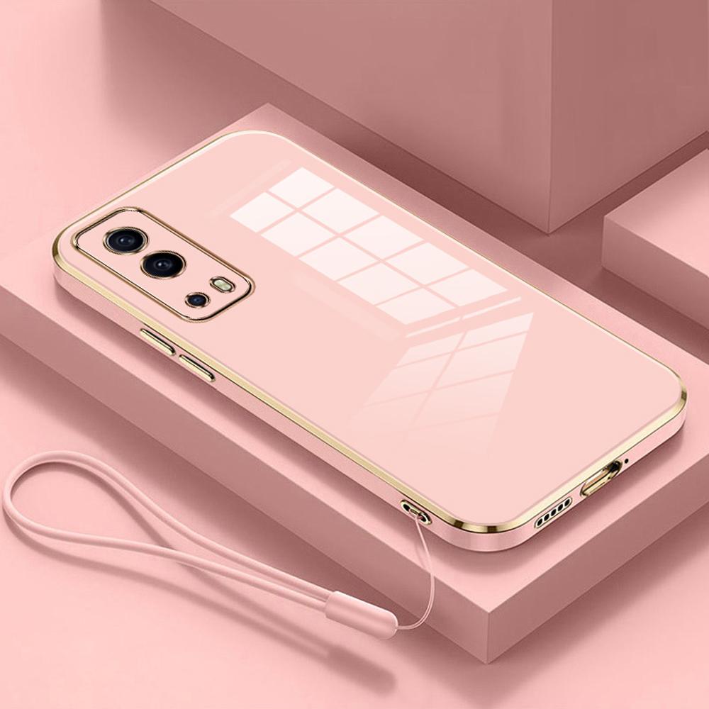 Чехол для vivo Y72 5G vivo Y52 5G vivo Y75s, роскошный чехол для телефона с квадратным покрытием V2053 V2041, противоударный чехол Y72 Y52 Y75S, задняя крышка