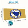 BIH Print  Cushion Non-slip Laptop Tablet Big Mousepad XXL Mat Mini PC Playmat With Lock edge