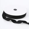 Лента с нитью Черно-белая Отбеленная Полиэстеровая Репсовая лента Однотонная Репсовая лента Аксессуары для одежды Тесьма