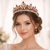 Сверкающие Барочные Королевские Тиары Элегантная Тиара со Стразами Роскошная Хрустальная Тиара Свадебное Празднование