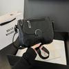 Женская маленькая квадратная сумка через плечо из мягкой кожи с отделениями для мамы