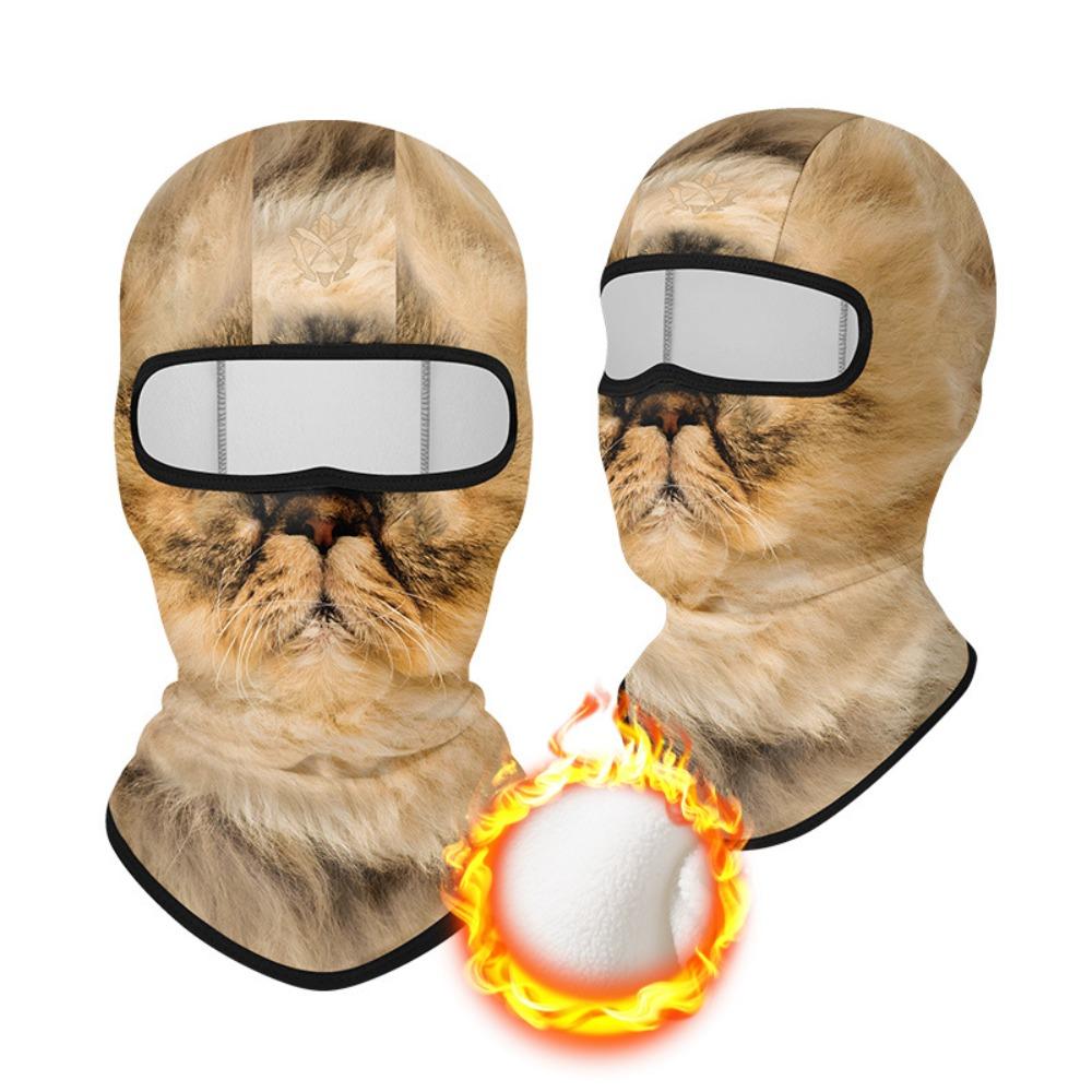 Multi-function Fleece Balaclava Plush MTB Face Mask Winter Bicycle Full Face Cover for Men Women