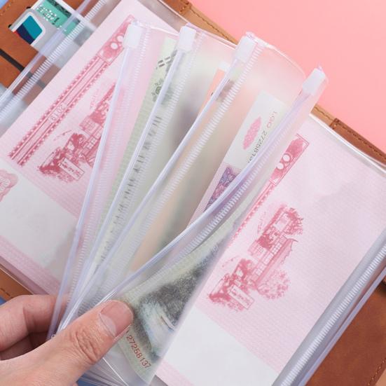 Бюджетный планировщик с пряжкой для дизайна, для хранения из искусственной кожи, 6 колец, бюджетный планировщик, папка для блокнота, офисные принадлежности