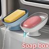 Супер мыльница на присоске со сливом воды для ванной комнаты, держатель для мыла, держатель для губки, контейнер для мыла, принадлежности для ванной комнаты