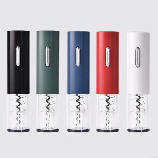 Электрический штопор для вина Автоматический штопор с фольгорезчиком Управление в одно касание Инструмент для легкого извлечения пробок Подарок для любителей вина