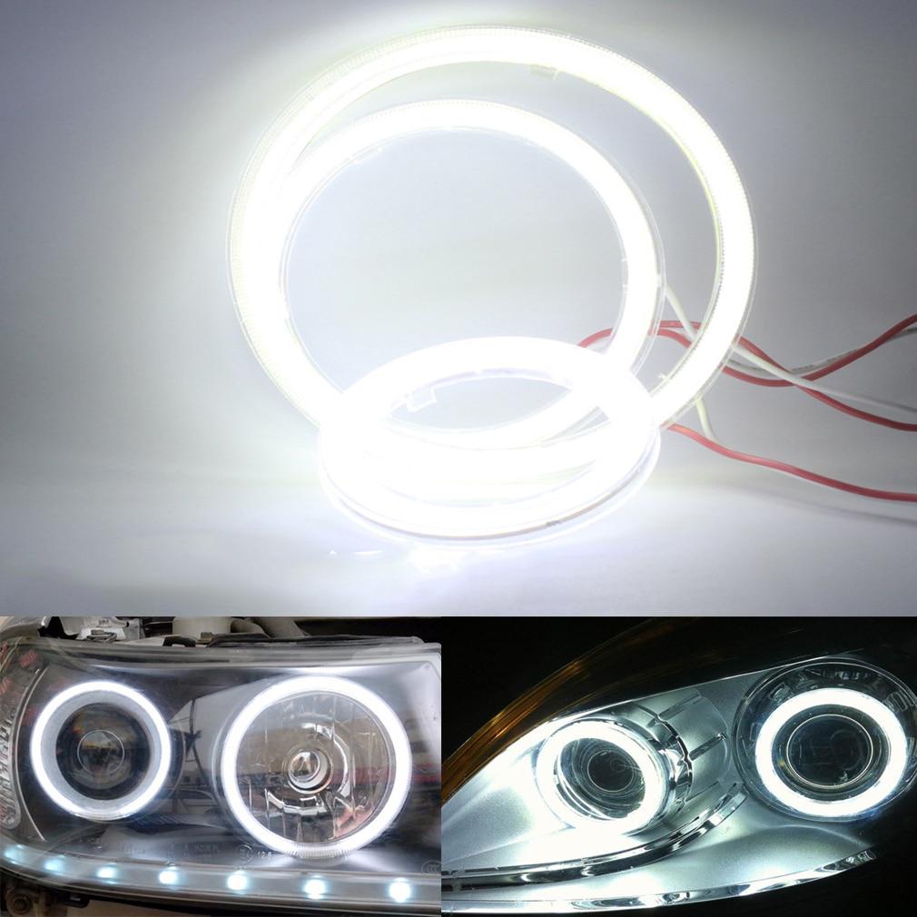 COB Halo Ring Bulb Daytime Running Headlight Lamp 12V Car LED Angel Eyes Light 60MM 70MM 80MM 90MM 100MM 110MM 120MM