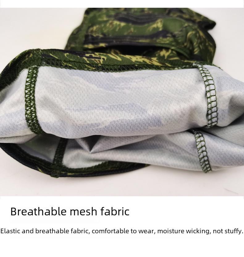 Бейсболка с камуфляжным принтом и маской для активного отдыха, охоты, рыбалки, защиты от солнца и тактического использования