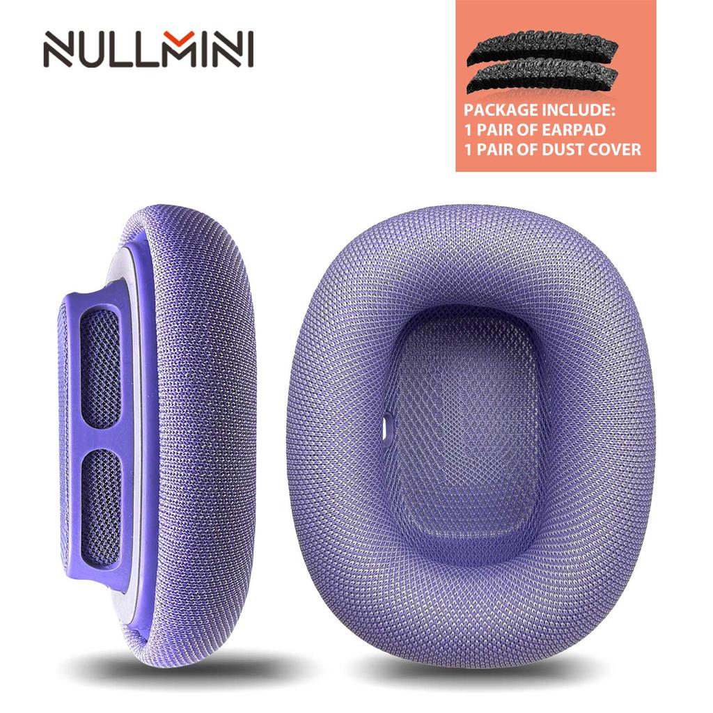NullMini Для Apple Airpods Max 2 II Сменные сетчатые амбушюры Наушники Подушечка для уха Рукав из пены с памятью Накладка на ухо для наушников