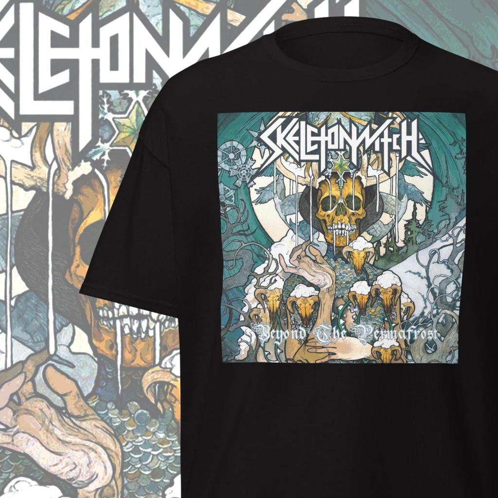 Skeletonwitch Mens Kids T Shirt Metal Band Merch for Fans of Blackened Thrash Metal Clothing
