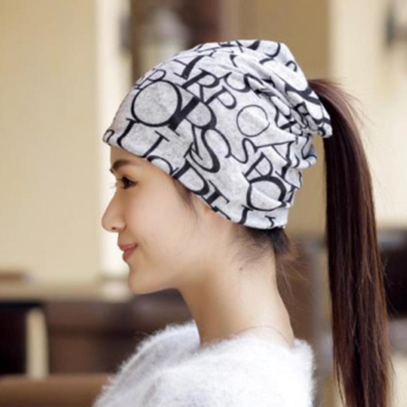 FAITOLAGI 3 Wear Ways Knitted Beanie Hat Scarf Women's Fashion Soft Winter Spring Beanie Scarf Cap