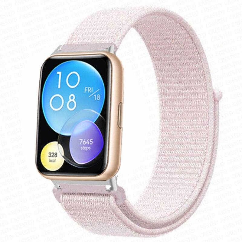 Нейлоновый ремешок для Huawei Watch Fit 2, ремешок, аксессуары для умных часов, сменный браслет Correa Huawei Watch fit1 active