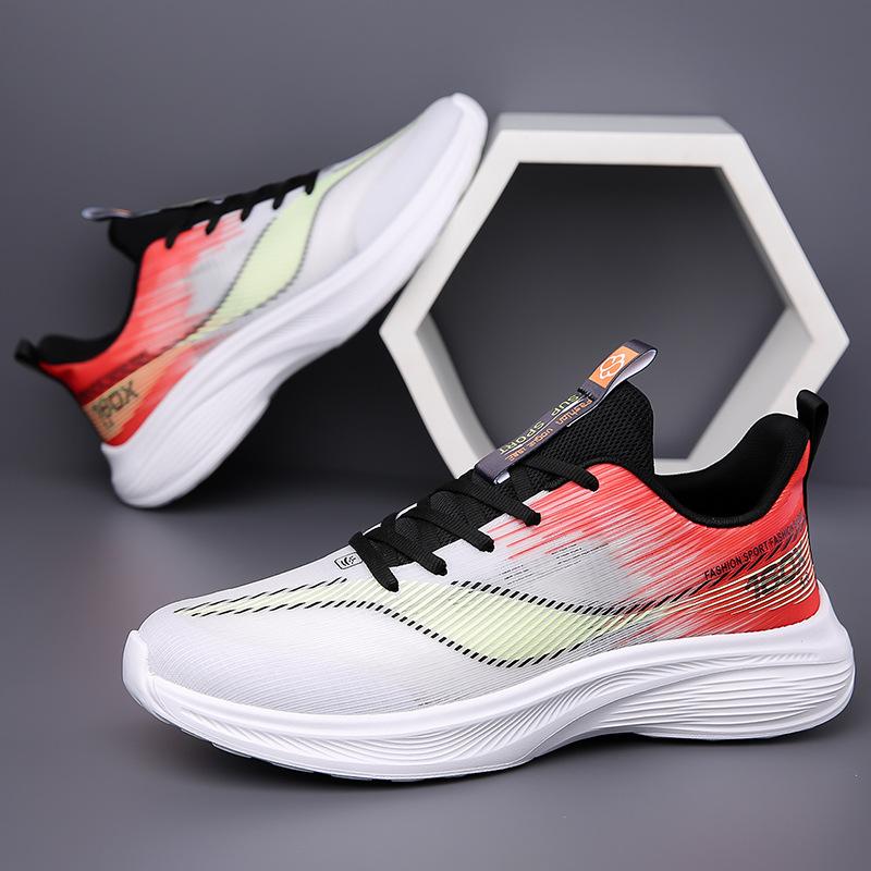 Men's Shoes 2024 Summer Mesh Breathable Casual Sports Shoes Men's Mountaineering Lightweight Student Running Shoes Tide