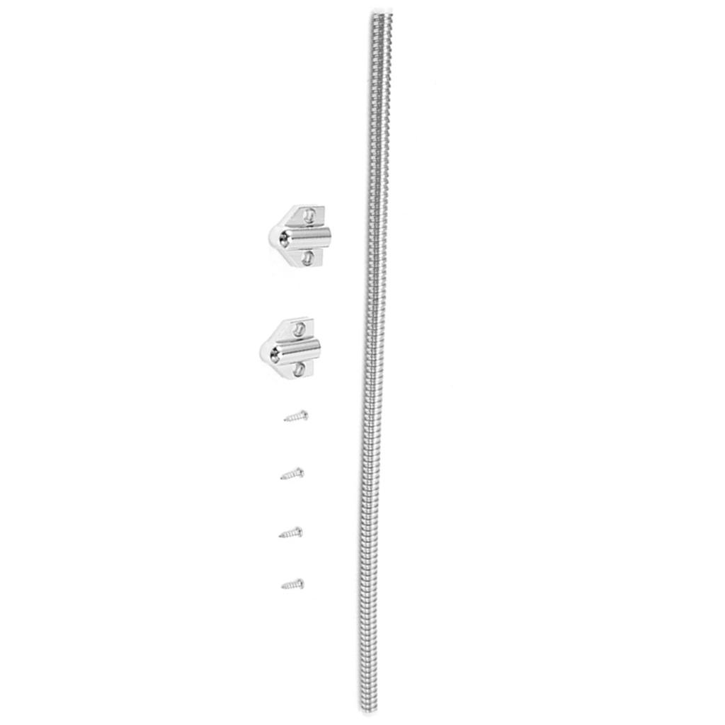 1Pc 40cm Long Door Loop With Triangle Ends For Exposed Mortise Mounting Protect Wire Cable