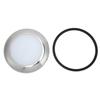 152mm/6.0in 12V LED Dome Light Ultra Slim IP66 Waterproof Surface Mount for Marine Yacht RV Motorhom