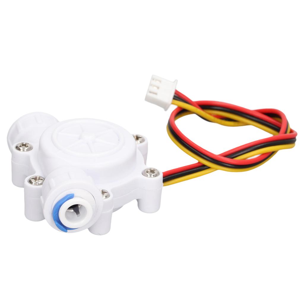 Water Flow Sensor Water Dispenser Flowmeter Barb Interface Hall Sensor 3P Cable DC3.5‑24V
