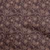 Cotton Flex Dark Brown Fabric Floral Diy Clothing Quilting Fabric Print Fabric By Yard 40 Inch