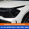 Для KIA SPORTAGE 5 NQ5 2022 2023 Защитная пленка для фар автомобиля из черного ТПУ, пленка для тонировки передних фар, меняющая цвет, аксессуары