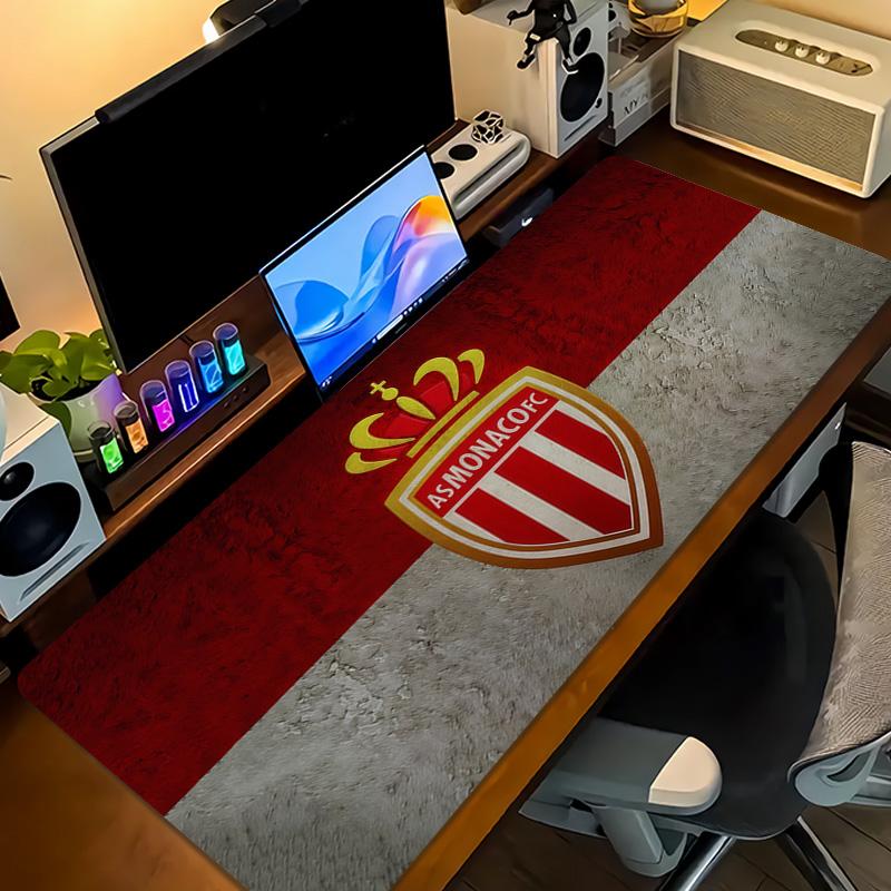AS Monaco Print Cushion Non-slip Laptop Tablet Big Mousepad XXL Mat Mini PC Playmat With Lock edge
