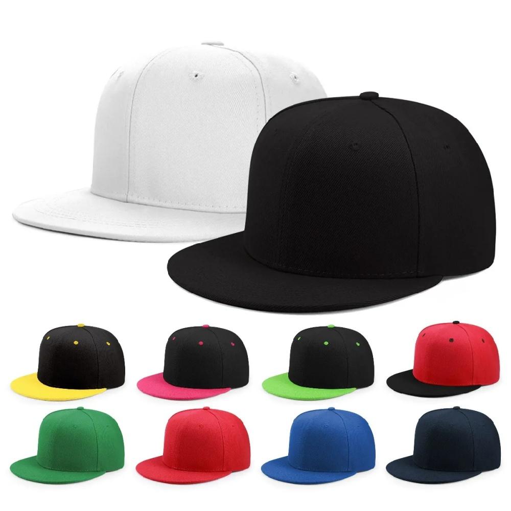 Custom American-Style Flat-Brim Hip-Hop Caps for Men Summer Sun Hats Streetwear Baseball Caps for Women Couple's Flat-Brim Hats