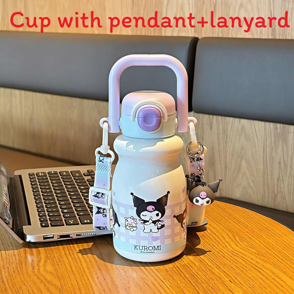 Изолированная дорожная кружка Pochacco с регулируемым ремешком для детей и для школы