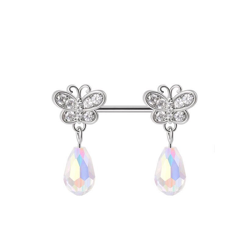 European & American Fashion Bee Angel Wings Nipple & Tongue Studs