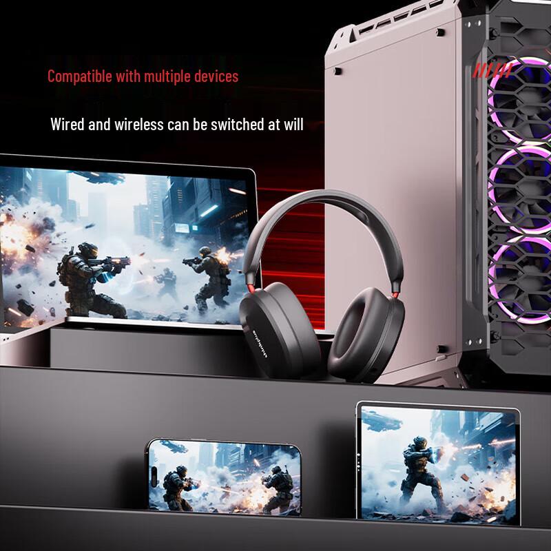 Lenovo G91 Wireless Gaming Headset with Active Noise Cancellation