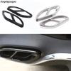 Car Accessories Exhaust Pipe Tail Cover Trim For Mercedes Benz A Class W177 V177 +