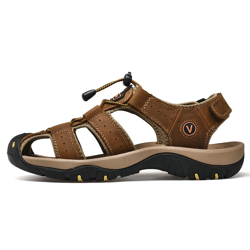 Large Size Men's Shoes38-48 Men's Sandals High Quality Summer Breathable Sandals Beach Shoes Hiking Outdoor Sandals
