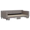 VidaXL Daybed with Trundle Taupe 90x200 Cm Fabric 3197429